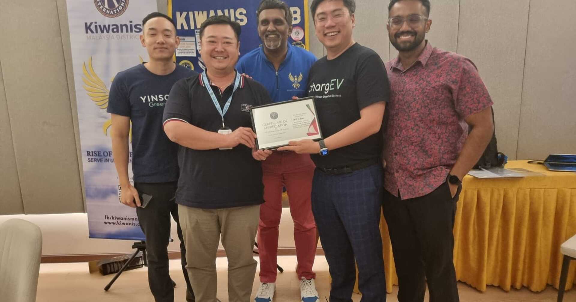 Kiwanis Club of Klang EV Dinner Meeting November 2024