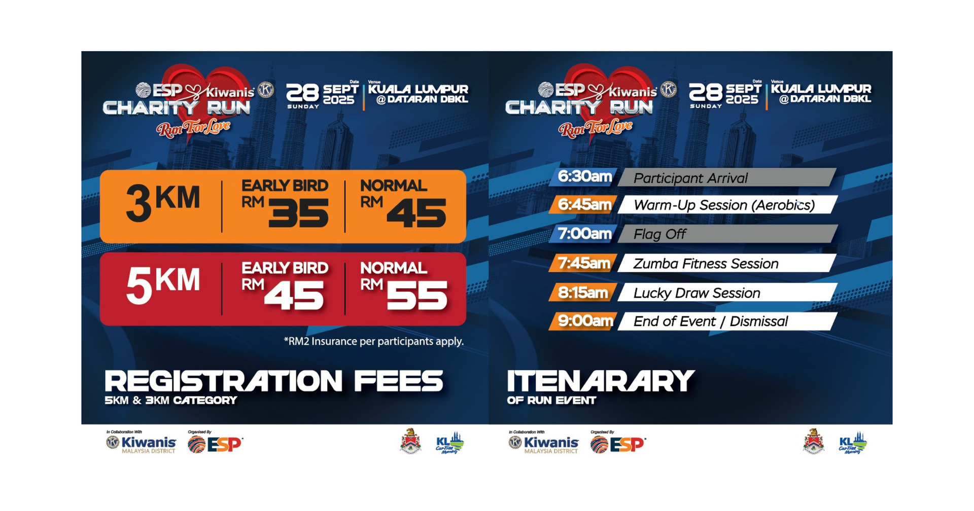ESP x Kiwanis Charity Run 2025 -❤️Run For Love
